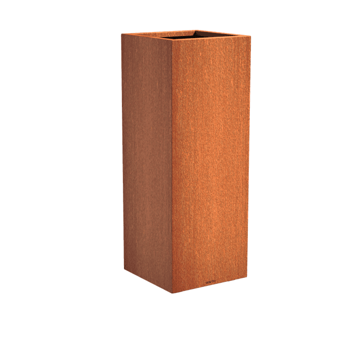Senzzo Cortensteel 30 (OP=OP) - Cortenstaal,Plantenbakken,CARREZ Senzzo,370 x 370 x 1000 mm