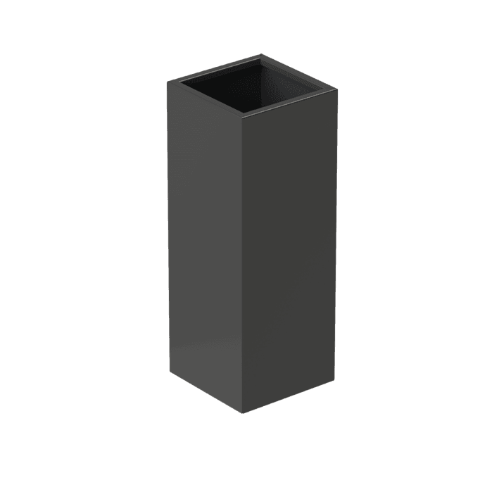 Senzzo Aluminum 30 (OP=OP) - Aluminium,Plantenbakken,CARREZ Senzzo,370 x 370 x 1000 mm