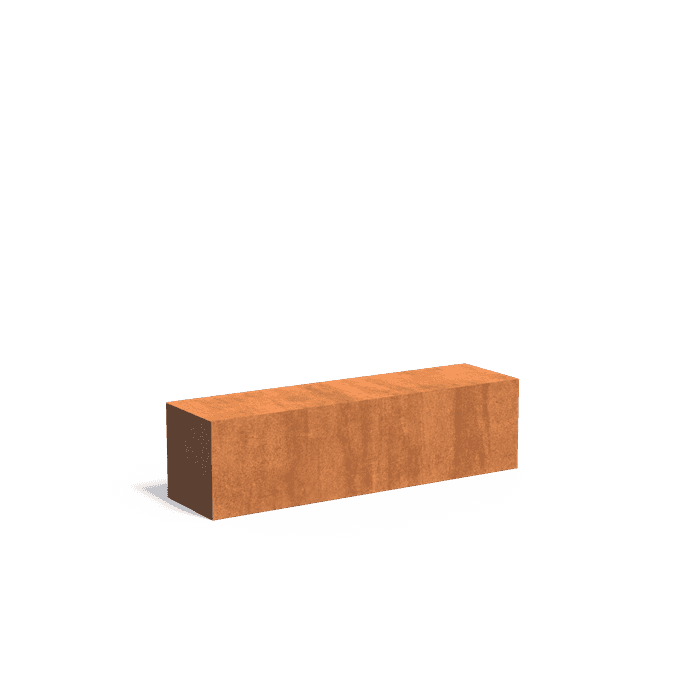 CK31 - Cortenstaal,Sokkels,Sokkel,1500 x 400 x 400 mm
