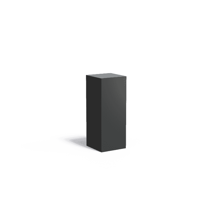 AS6 - Aluminium,Sokkels,Sokkel,400 x 400 x 1000 mm