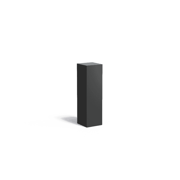 AS10 - Aluminium,Socles,Socle,300 x 300 x 1000 mm