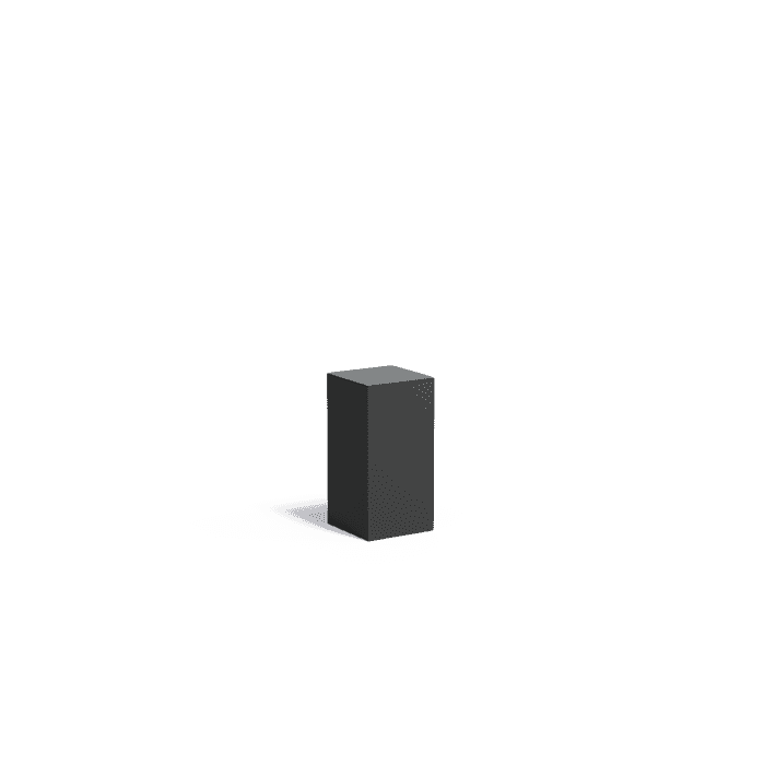 AS12 - Aluminium,Socles,Socle,300 x 300 x 600 mm