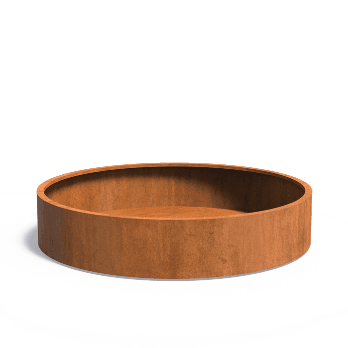CT1.3 - Cortenstaal,Plantenbakken,CIRCUM met bodem,2000 x 400 mm