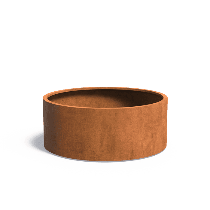 CT2.2 - Stal kortenowska,Donice,CIRCUM z dnem,1500 x 600 mm