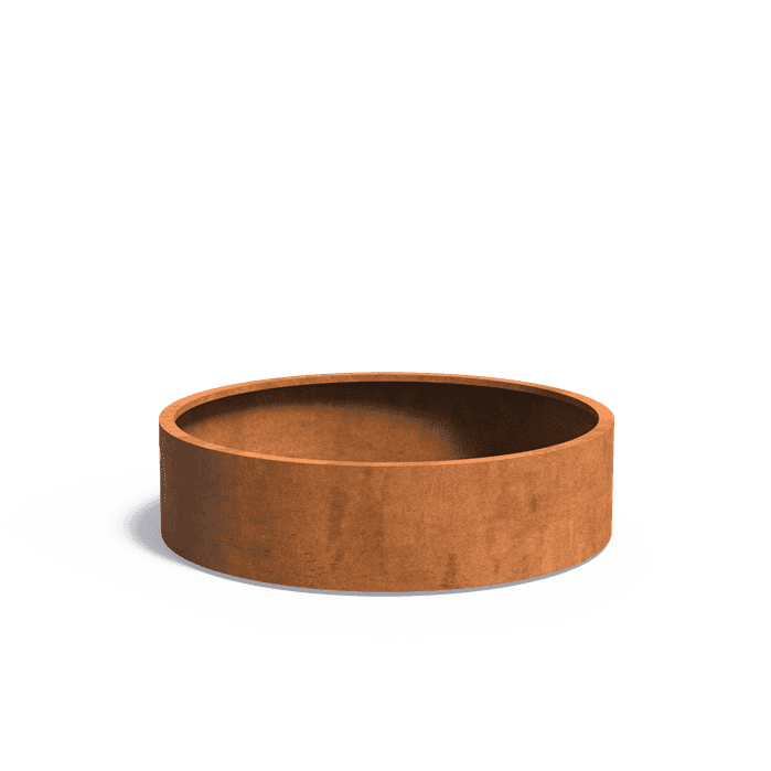 CT2.3 - Stal kortenowska,Donice,CIRCUM z dnem,1500 x 400 mm