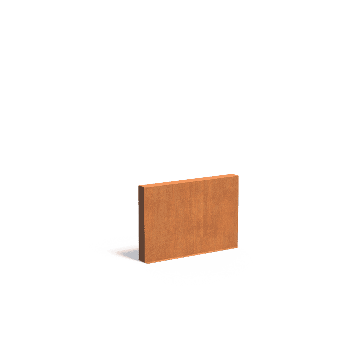 CW4.2 - Acier corten,Murs,Murs,1500 x 150 x 1000 mm