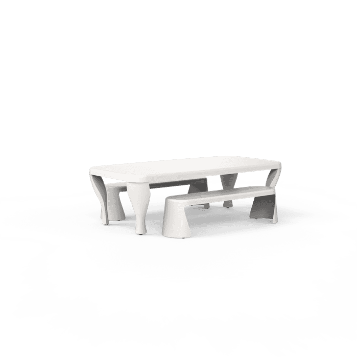 TB250 Table Barok RAL (op=op) - Polyester,Tuinmeubilair,BAROK ,2550 x 1270 x 770 mm