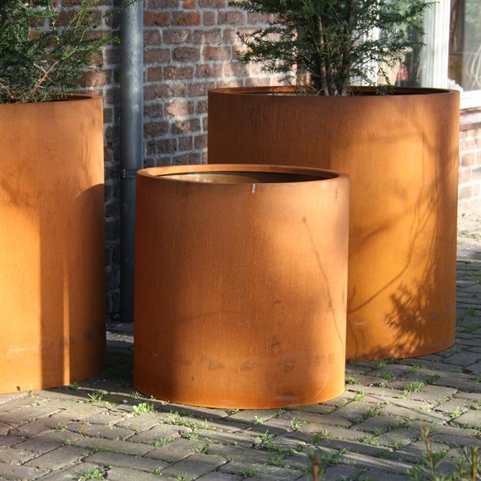 CT8.1 - Stal kortenowska,Donice,CIRCUM z dnem,600 x 800 mm