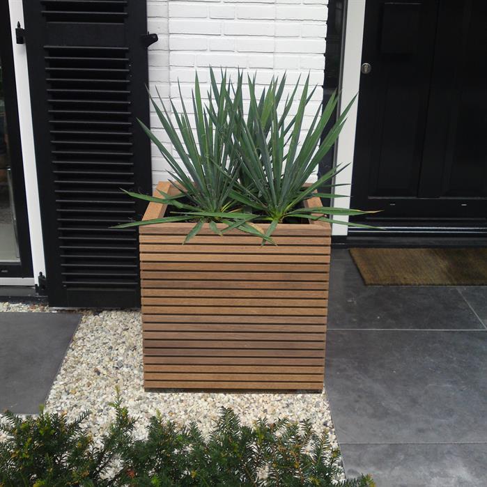HRS4.1 - Hardhout,Plantenbakken,MALAGA RHOMBUS,1200 x 1200 x 746 mm