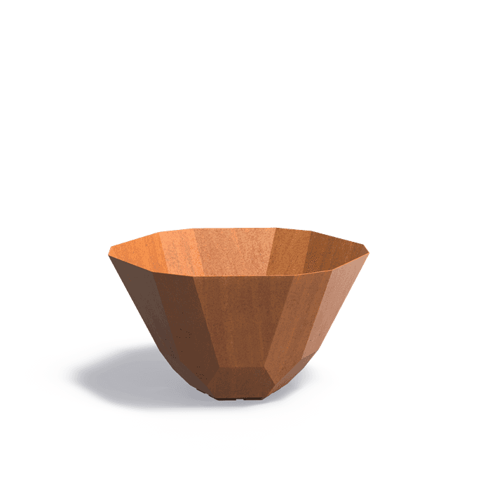 CFT2 - Cortenstaal,Plantenbakken,FACET,1000 x 600 mm