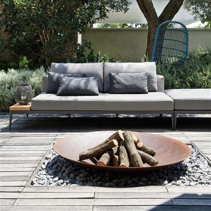 BNS5 - Steel - Stahl,Feuerschalen,HALO,1500 x 310 mm