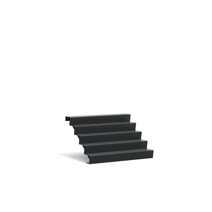 AST5.3 (5 stair steps) - Aluminium,Schody,Schody,1500 x 1200 x 850 mm