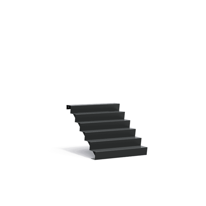 AST6.2 (6 stair steps) - Aluminium,Treppen,Treppe,1250 x 1440 x 1020 mm