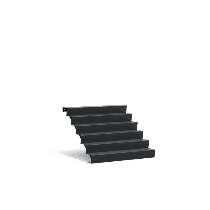 AST6.3 (6 stair steps) - Aluminium,Trappen,Trappen,1500 x 1440 x 1020 mm