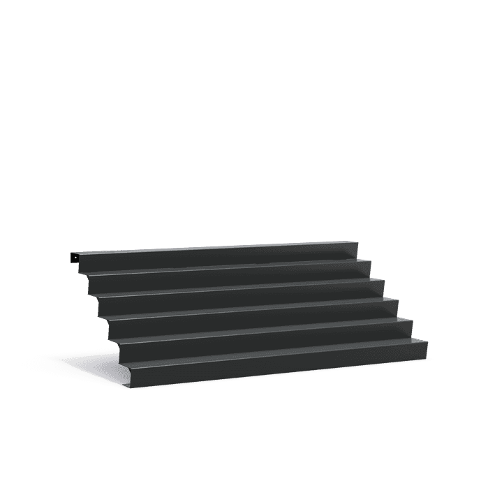 AST6.6 (6 stair steps) - Aluminium,Trappen,Trappen,3000 x 1440 x 1020 mm