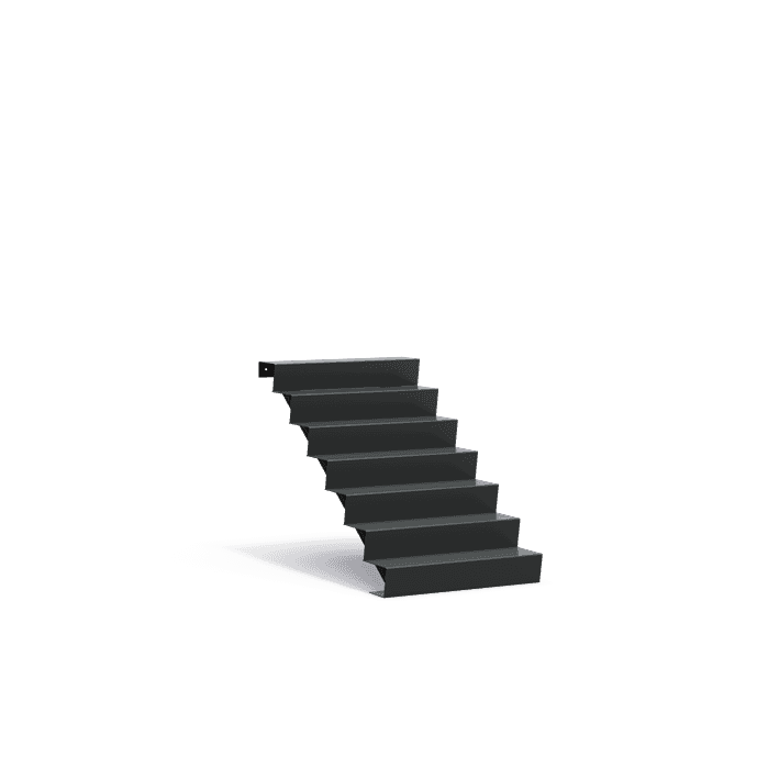 AST7.1 (7 stair steps) - Aluminium,Trappen,Trappen,1000 x 1680 x 1190 mm