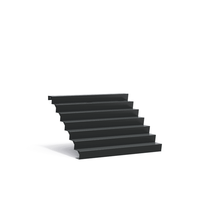 AST7.4 (7 stair steps) - Aluminium,Stairs,Stairs,2000 x 1680 x 1190 mm