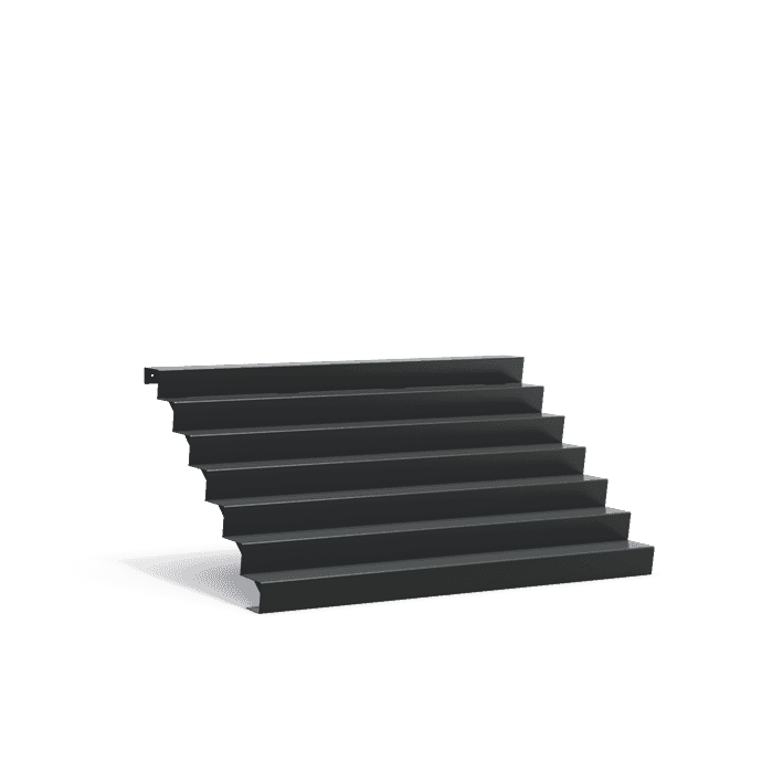 AST7.5 (7 stair steps) - Aluminium,Trappen,Trappen,2500 x 1680 x 1190 mm