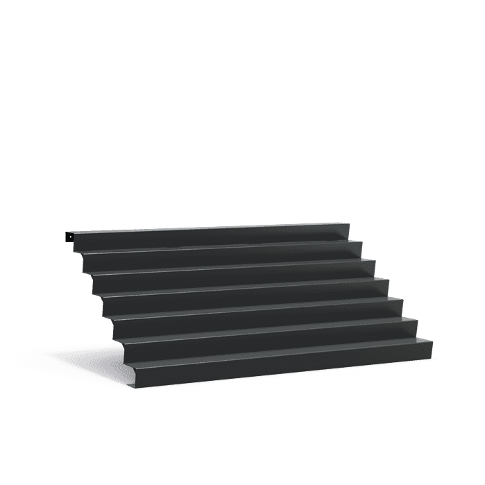 AST7.6 (7 stair steps) - Aluminium,Treppen,Treppe,3000 x 1680 x 1190 mm