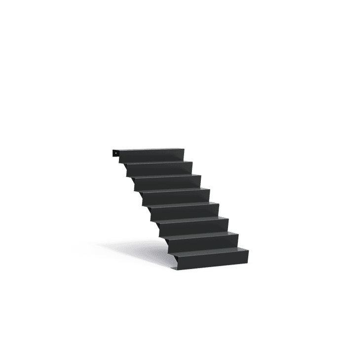 AST8.1 (8 stair steps) - Aluminium,Treppen,Treppe,1000 x 1920 x 1360 mm