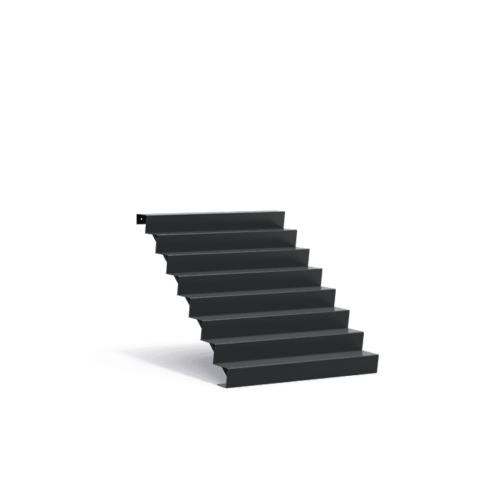 AST8.3 (8 stair steps) - Aluminium,Trappen,Trappen,1500 x 1920 x 1360 mm