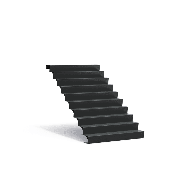AST10.3 (10 stair steps) - Aluminium,Schody,Schody,1500 x 2400 x 1700 mm