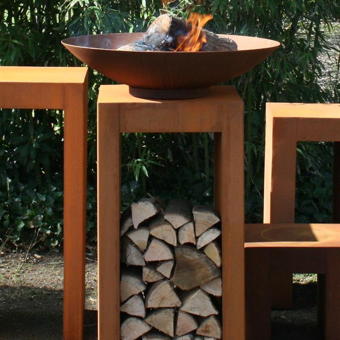 CK9 - Cortenstaal,Sokkels,Sokkel,400 x 400 x 400 mm