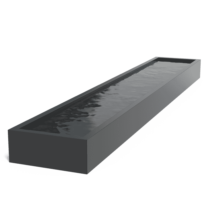 VA1.1 - Aluminium,Waterelementen,Vijvers standaard,6000 x 1000 x 400 mm