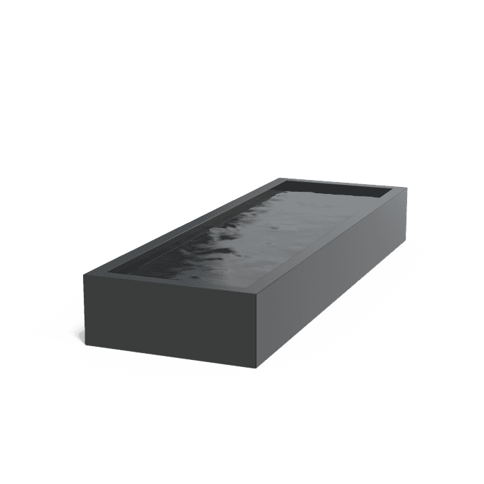 VA6.1 - Aluminium,Waterelementen,Vijvers standaard,3000 x 1000 x 400 mm