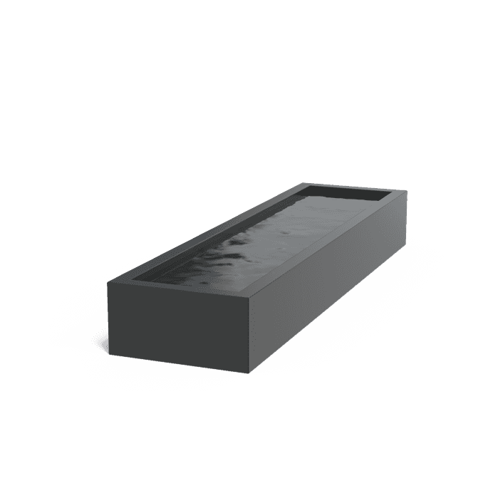 VA7.1 - Aluminium,Water features,Ponds standard,3000 x 800 x 400 mm