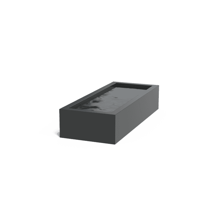 VA9.1 - Aluminium,Waterelementen,Vijvers standaard,2000 x 800 x 400 mm