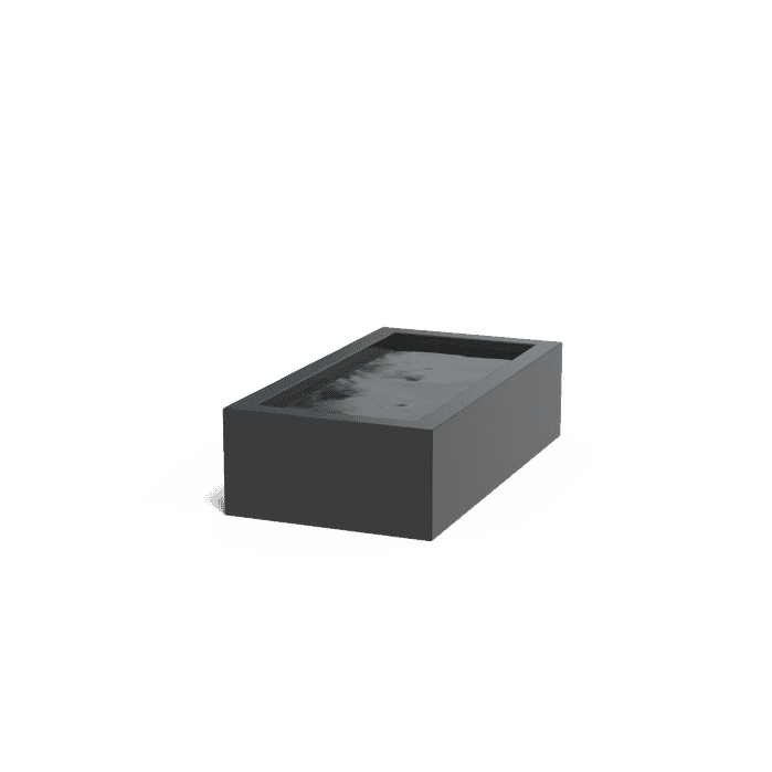 VA10.1 - Aluminium,Éléments d'eau,Bassins standard,1500 x 800 x 400 mm