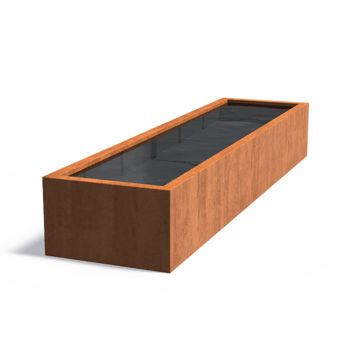 VC3 - Cortenstaal,Waterelementen,Vijvers standaard,4000 x 1000 x 600 mm