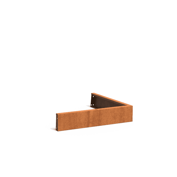 CRSO2.200.1000 outside corner - Corten steel,Retaining walls,Retaining wall 200,1000 x 1000 x 200 mm