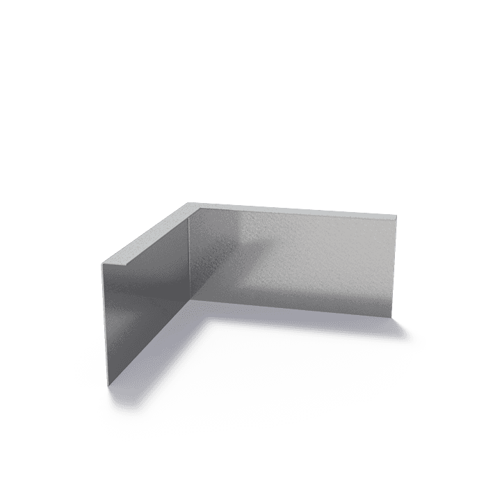 VZ2.150BU - Verzinkt staal,Kantopsluitingen,Kantopsluiting hoek gezette bovenrand,300 x 300 x 150 mm