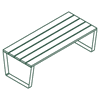 Les Table enduits de poudre