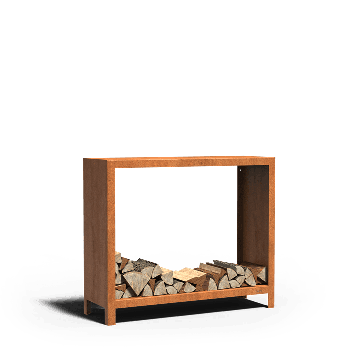 BHS4.1 - Cortenstaal,Houtopslagen,LOGG,1200 x 400 x 1000 mm