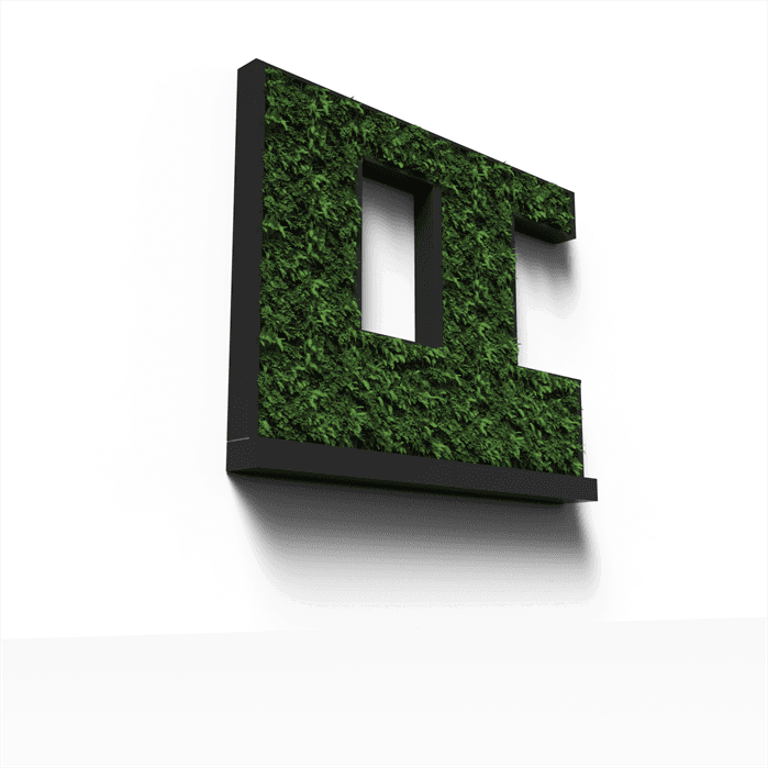 VertiWall Framed Hanging - VERTIWALL,EXAMPLES,4000 x 350 x 3300 mm