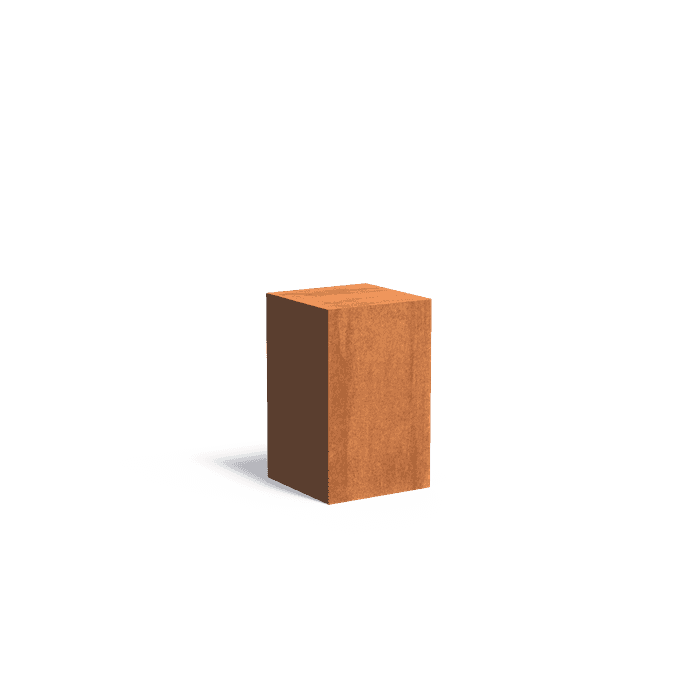 CK3 - Cortenstaal,Sokkels,Sokkel,500 x 500 x 800 mm
