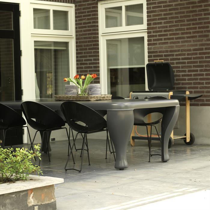 TB250 Table Barok RAL (op=op) - Polyester,Tuinmeubilair,BAROK ,2550 x 1270 x 770 mm