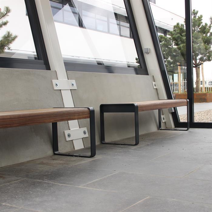 STBE.1500.ZnRc garapa - Acier enduit,Bancs,STORR sans dossier,1500 x 440 x 430 mm