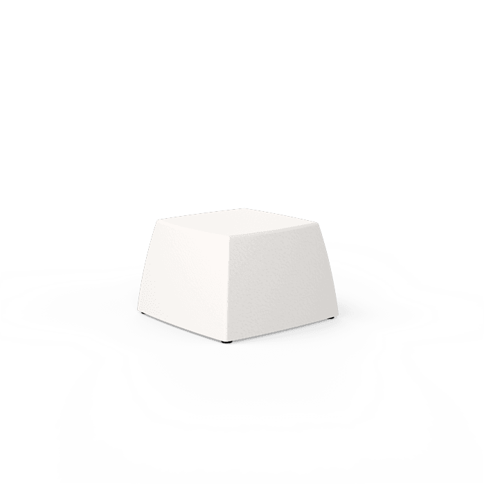 P008 Pouf White/RAL