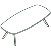ROLLO table oval